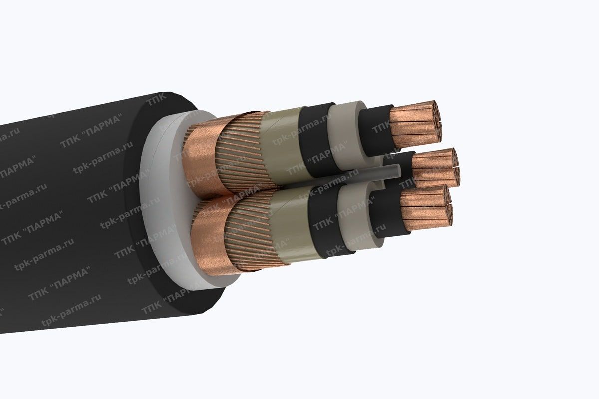 Фотография провода Кабель ПвПуг 3х300/95 - 35кВ